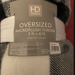 Oversized Microplush Throw